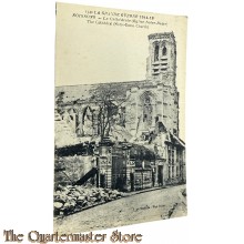 France - Postcard 1918 SOISSONS - La Cathédrale (Eglise Notre-Dame)