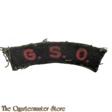 Shoulder flash G.S.O. (German Service Organisation) canvas