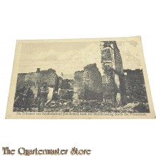 (Feld) Postkarte 1917 Die Trümmer von Vaudesincourt (bei Reims) nach der Beschiessung durch die Franzosen