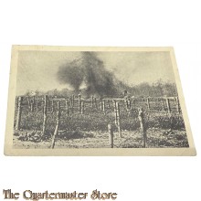 (Feld)postkarte 1917 Wirklichkeitsbilder vom Weltkrieg. Explosion einer Granate