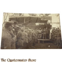 (Feld)postkarte 1915  Deutsche Soldaten Feiern 
