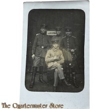 Photo 1914 4 Deutsche Soldaten 