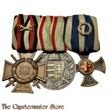 3er Spange Hindenburg medaille fur frontkampfer , Osterrich/Ungarn medaille und Bay Landesverein vom Roten Kreuz 20 Dienstjahre