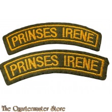 Straatnamen prinses Irene gebogen (replica)