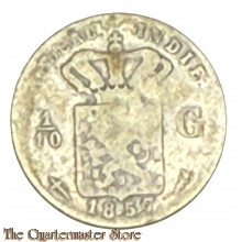 Coin - Nederlands Indië 1/10 Gulden 1857