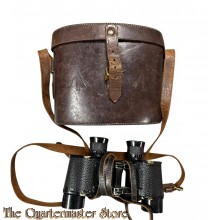 WW1 Binoculars US made British issue  6 x 30 Bausch and Lomb  Optical Corp with leather case 