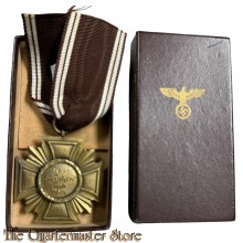 NSDAP Dienstauszeichnung - NSDAP Long Service Cross in bronze for 10 years of service ( boxed)