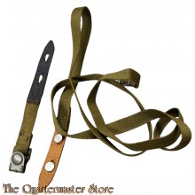 Set Gasmaskenbuchse beriemung (German long and short strap gasmaskcontainer) replica!