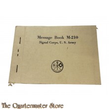 WW2 Message book M-210 Signal Corps US Army