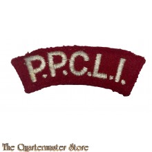 Shoulder title  Princess Patricia's Canadian Light Infantry P.P.C.L.I.