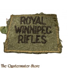 Shoulder title (slip on) Royal Winnipeg Rifles Canada, 3rd Canadian Division 