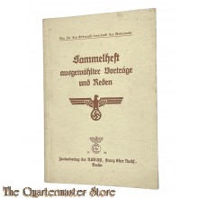 WH Sammelheft ausgewahler Vortrage und Reden 1939