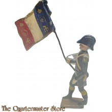 French pewter Flag bearer WW1 REINETTE 