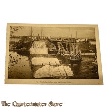 (Feld) Postkarte no 76 1914 Wiederherstellung einer zerstorten Brucke