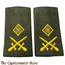 Set slip on ranks Irish Defence Forces 1980s 