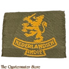KNIL Nederlandse leger embleem Mouwleeuw Nederlandsch Indie