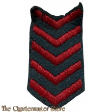 Service chevrons 5 years oversea (Mouwembleem 5 jaar dienst) Civil Defence