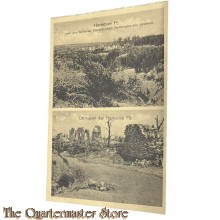 (Feld) Postkarte 1915 Hurtebise Fe. von den früheren französischen Stellungen aus gesehen