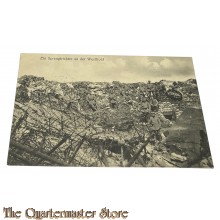 (Feld) Postkarte 1916 Ein Sprengtrichter an der Westfront