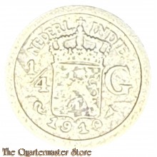 Coin - Nederlands Indië 1/4 Gulden 1910