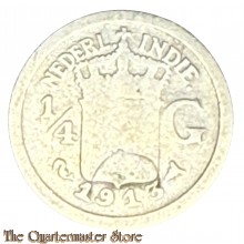 Coin - Nederlands Indië 1/4 Gulden 1913