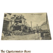 (Feld) Postkarte 1915 Crouy - Rechts Schutzbarrikaden