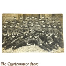 Photo 1915 Grosse Gruppe Deutsche Soldaten