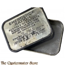 Tin Ration emergency WW 2 (Noodrantsoen blik WW 2)