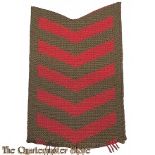 Service chevrons 5 years oversea (Mouwembleem 5 jaar dienst) canvas