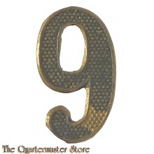 6/9 Cijfer embleem voor een onderoffier pre 1940