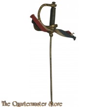 France - Miniature patriotic Sabre 