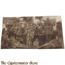 (Feld) Postkarte 1916 Soldaten und Zivilsten