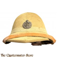British WWII Wolseley Pattern Pith Sun Helmet Royal Engineers