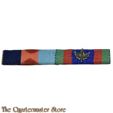Ribbon bar 1939-1945 Star and Canadian Vulonteer Service medal