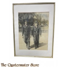 Framed StudioPhoto 1940 2 Luftwaffe Artillerie Soldaten (Large)