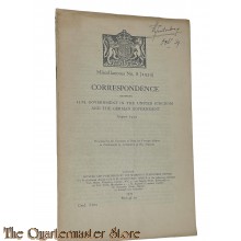 Brochure Germany No.8 Correspondence HM Government and the German Government Aug 1939
