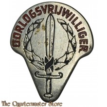 Metalen Insigne oorlogsvrijwilliger Kon. Marine / Mariniers 