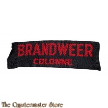 Straatnaam Brandweer Colonne
