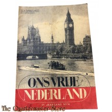 Tijdschrift Ons Vrije Nederland 5e jaargang No 14 1945