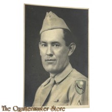 Studiophoto WW2 member US Army Persian Gulf Command 