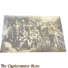 (Feld) Postkarte/Studiophoto 1917 Deutsche Soldaten , einer mit Stahlhelm 