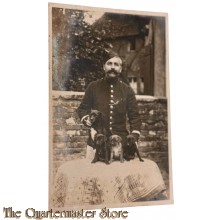 France - Postcard French soldier with dogs 