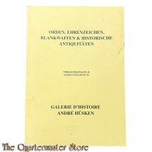 Book - André Hüsken Verkaufskatalog 36 Orden Ehrenzeichen Blankwaffen Historische Antiquiteten
