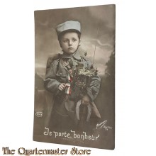 France - 1916 Postcard Je Porte bonheur 