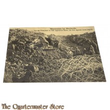 (Feld) Postkarte 1915 Minentrichter bei Marcheville. Von den Franzosen zu früh angesetzte Minen, die ihre eigenen Leute begrub