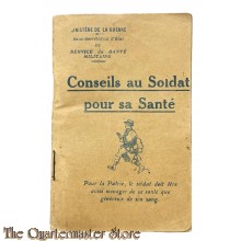 France - Booklet WW1 Conseils au soldat pour sa santé