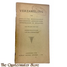 Verzameling van Besluiten, Min beschikkingen, Kennisgevingen, Mededeelingen en Bepalingen Res Off van de Landmacht 1930