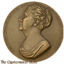 Bronzen penning - Regeringsjubileum Koningin Wilhelmina 40 jaar 