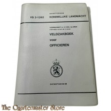 VS 2-1392 KL veldzakboekje voor Officier 