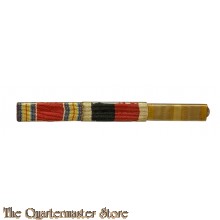 3 piece WW2 US Army ribbon bar Wulf Brown (plastic covered)